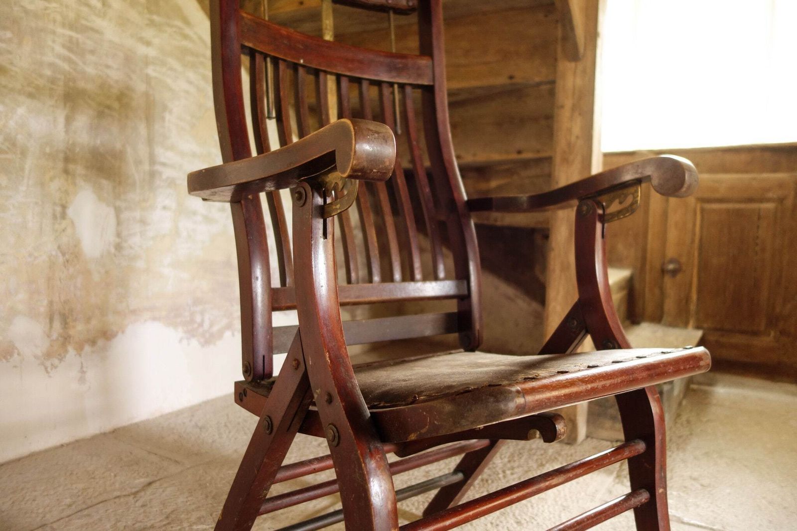Antique French Barber Chair., 1900s photo for sale