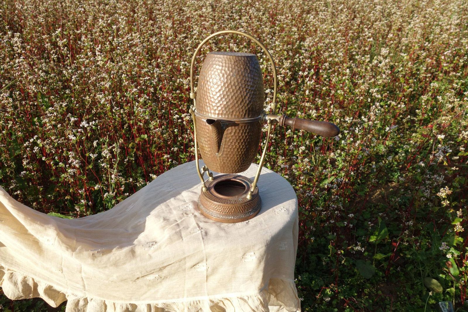 Antique Copper Coffee Brewer photo furniture
