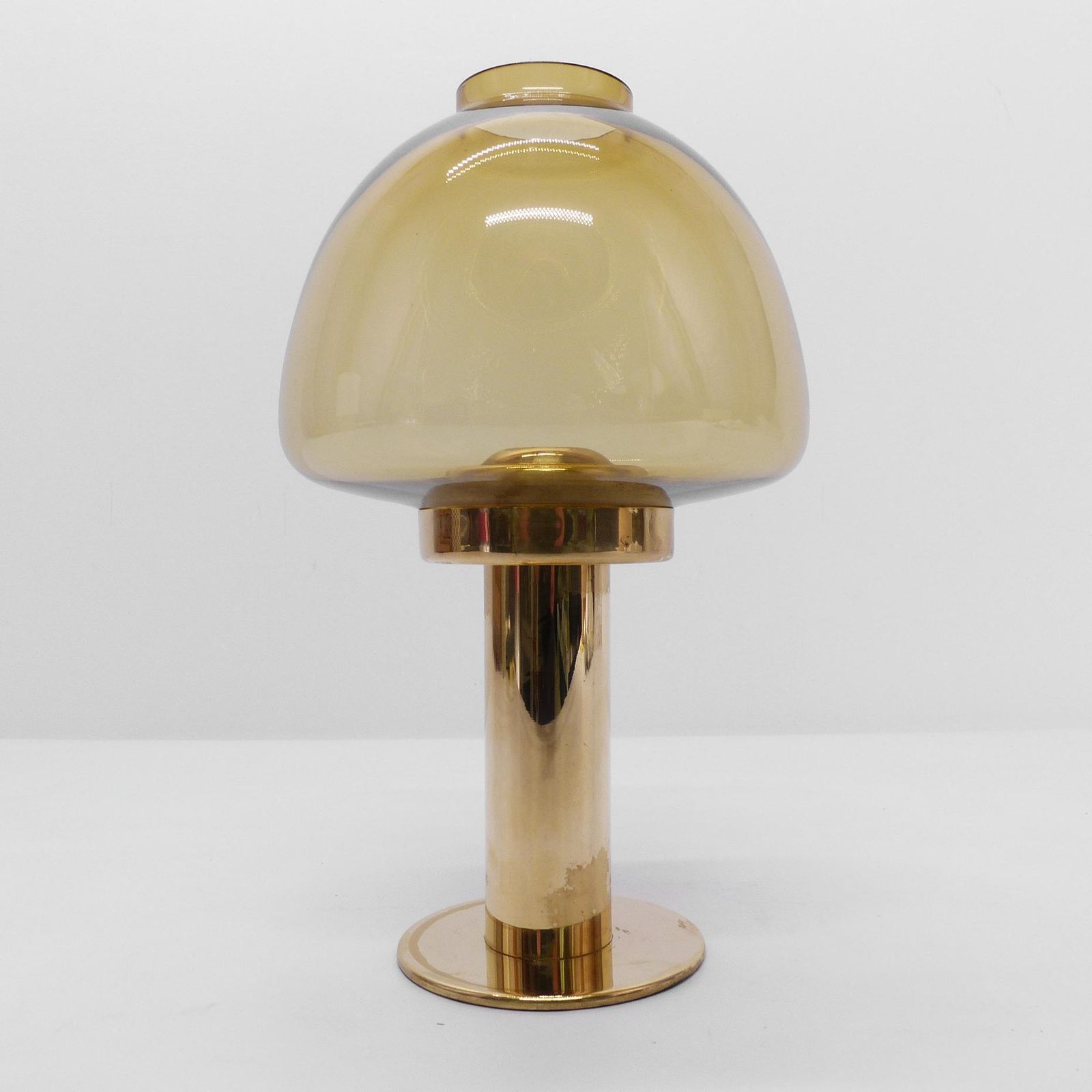 Hans Agne Jakobsson Claudia Scandinavian Candle Holder Honey Yellow L10227 1960