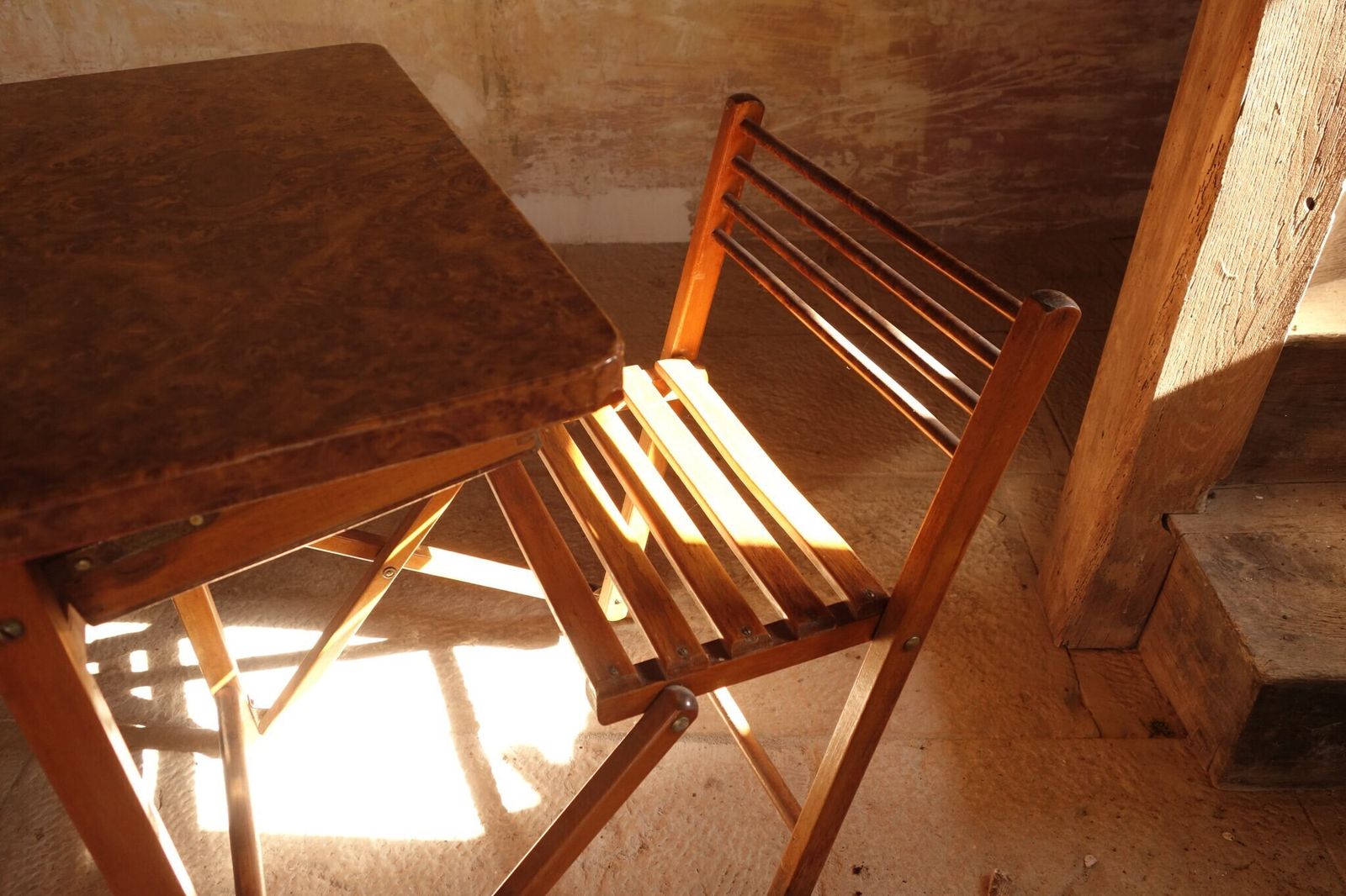 70s Children's School Desk   Vintage Foldable Schoolchild Desk   Children Room Home Decor. photo Furniture
