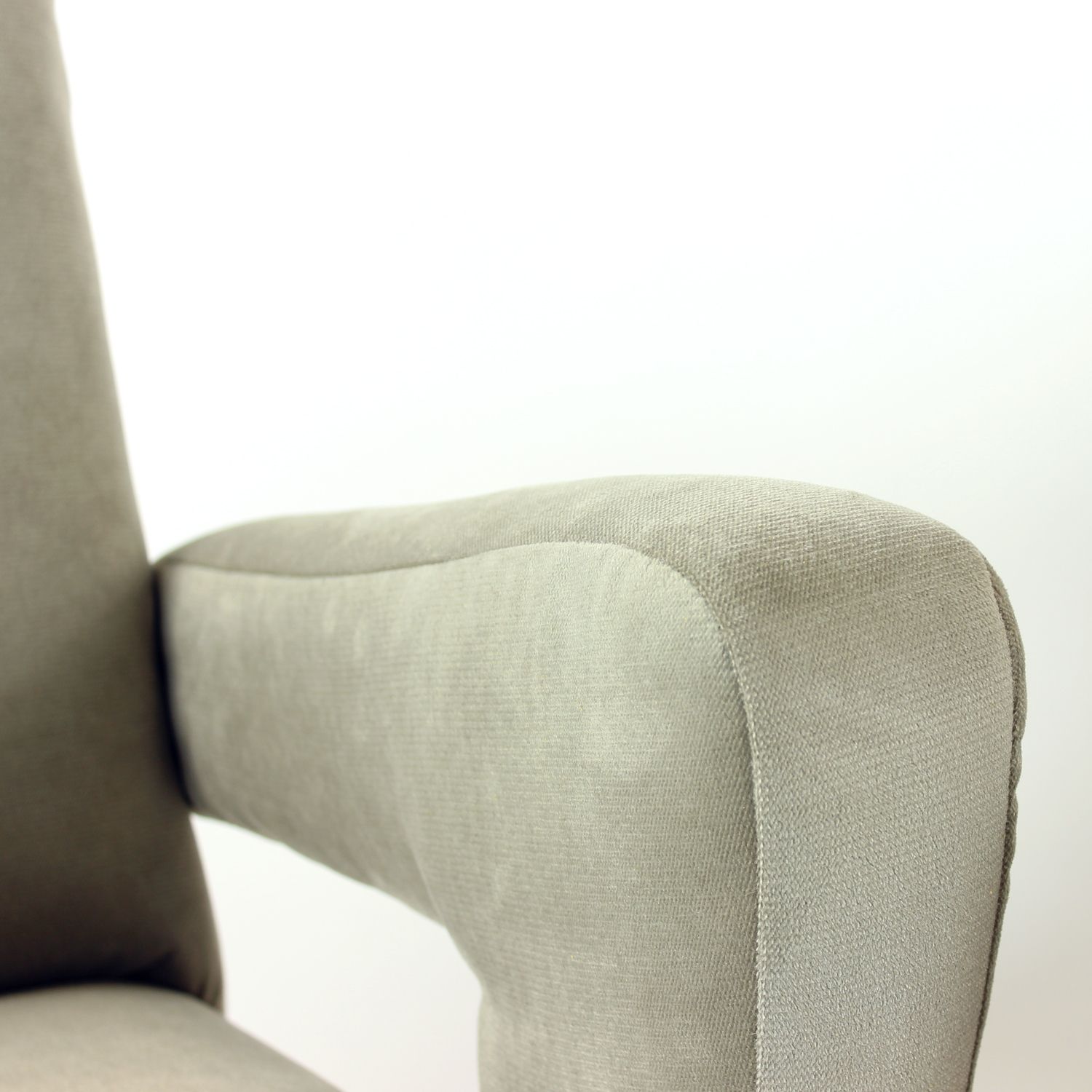 Furniture Set Of Two Midcentury Armchairs With Stool, Czechoslovakia 1960s photo