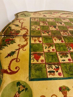 Sicilian Coffee Table With Chess photo vintage