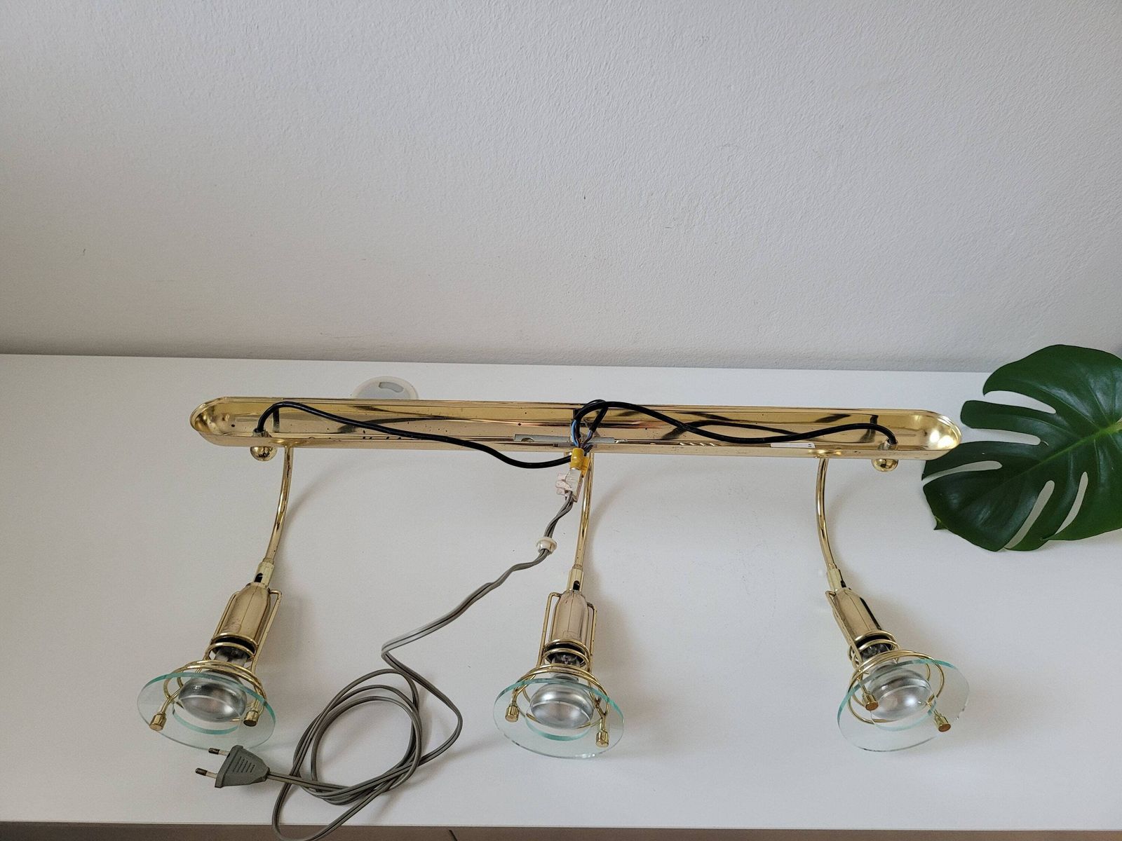 Vintage Wall Lamp, Golden Wall Light, Adjustable Sconces, Spotlights, 90's Lamps, Holywood Regeny Style, Bedside Lamps, Adjustable Lamps photo 65.0