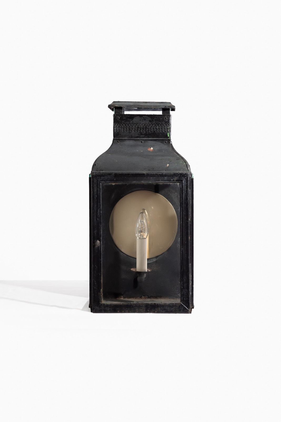 Pair Of George III Tole Painted Wall Lanterns, C.1810 photo furniture