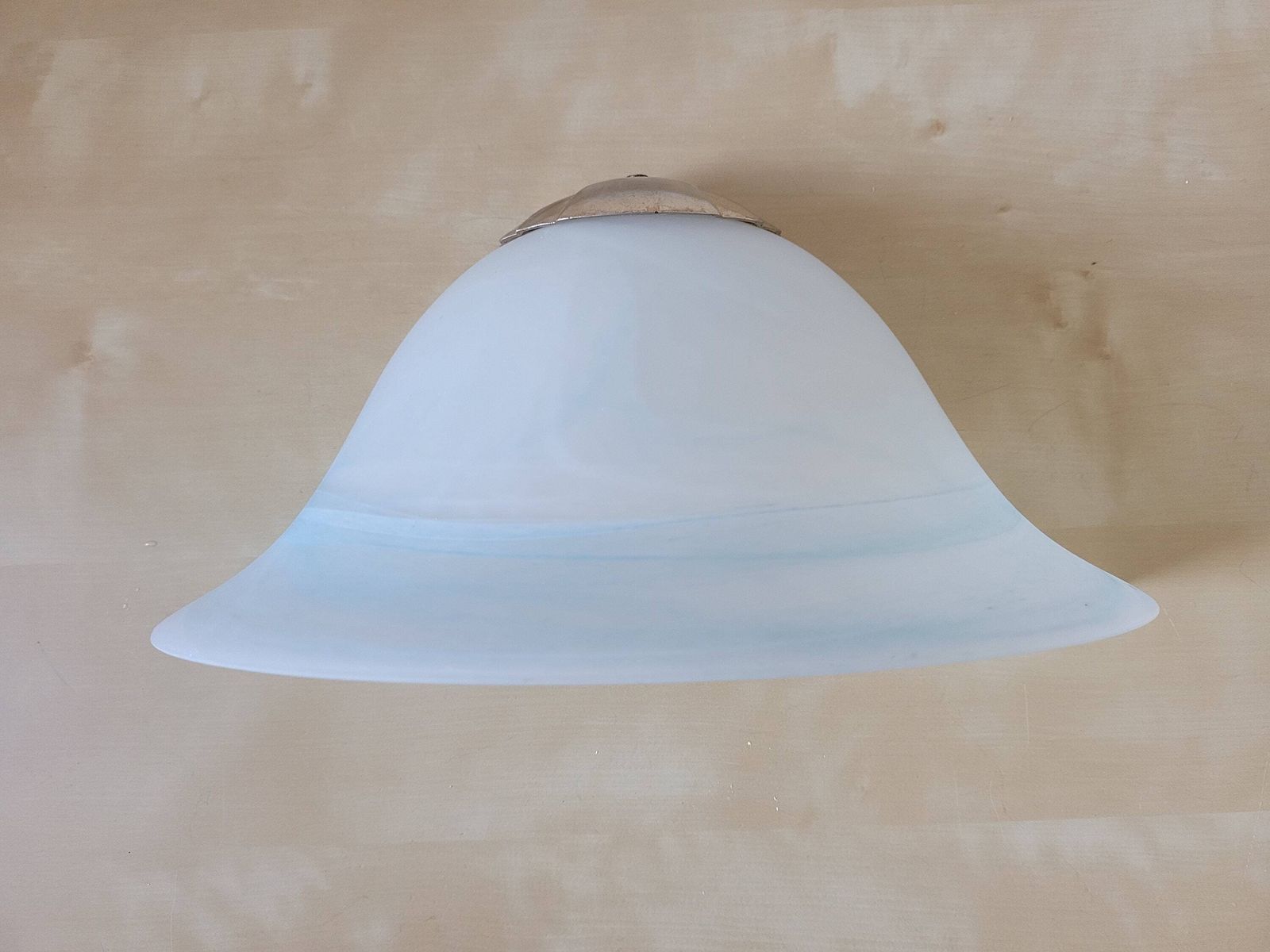 Beautiful Vintage Murano Glass Wall Lamp, Flush Mount Light, Murano Glass Sconce, Handblown Glass, Shell Sconce, Italian Design Murano Glass photo furniture