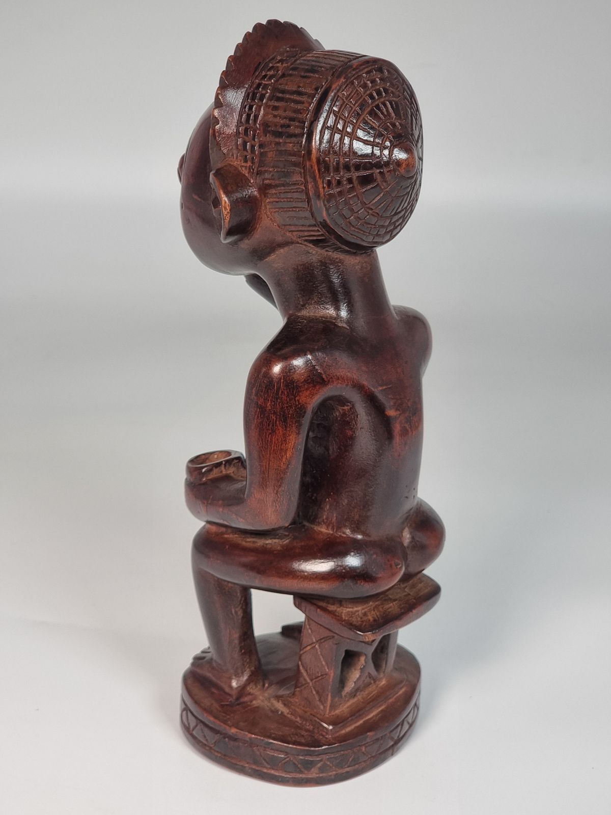 African Angola Tribal Fertility Hardwood Figure Circa 1930 photo buy