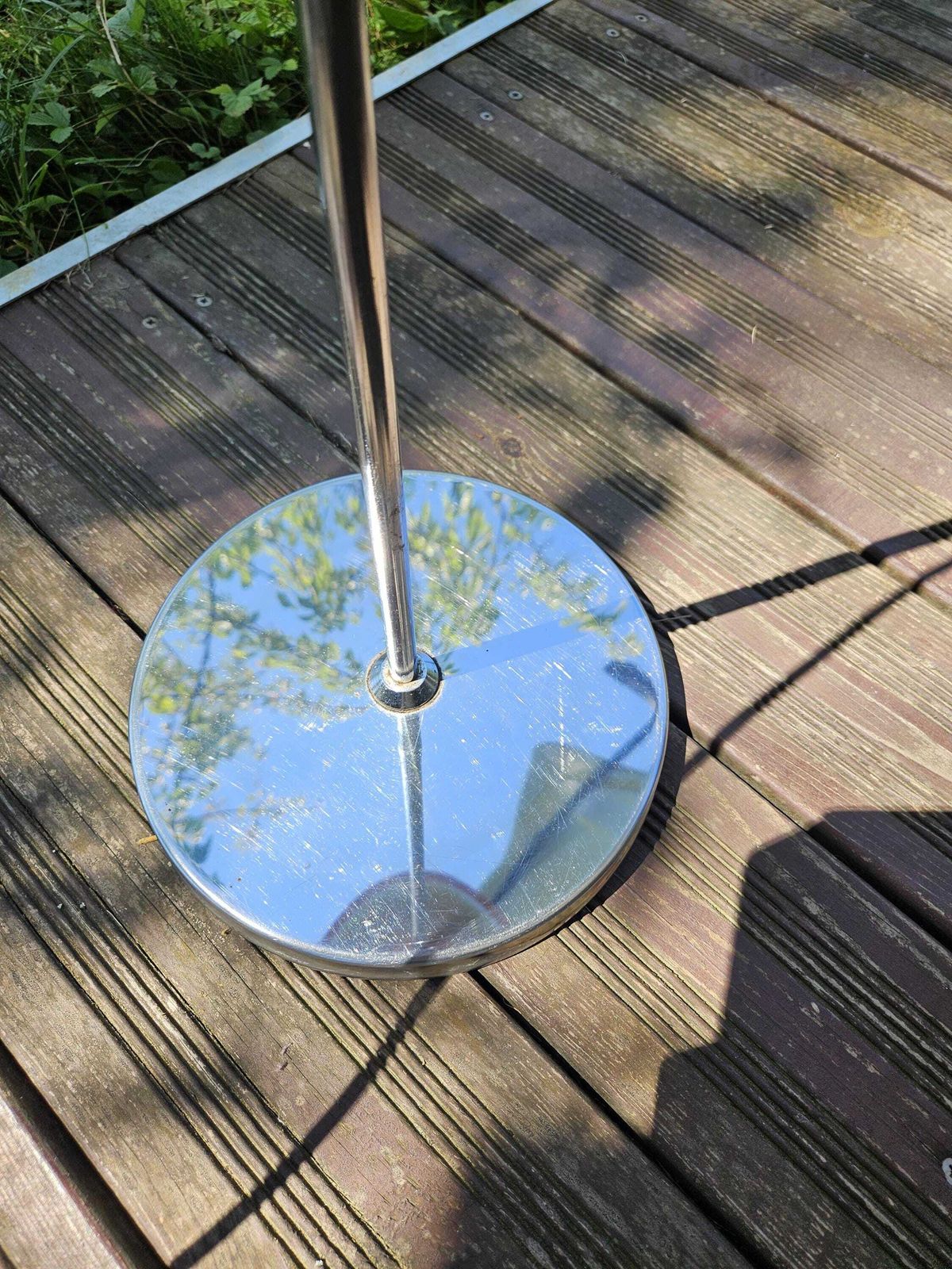 Vintage Space Age Floor Lamp, Luigi Massoni For Harvey Guzzini, Italy 1970, Meblo, Orange Floor Lamp, Mid Century Modern Lamp, Guzzini Meblo photo vinterior