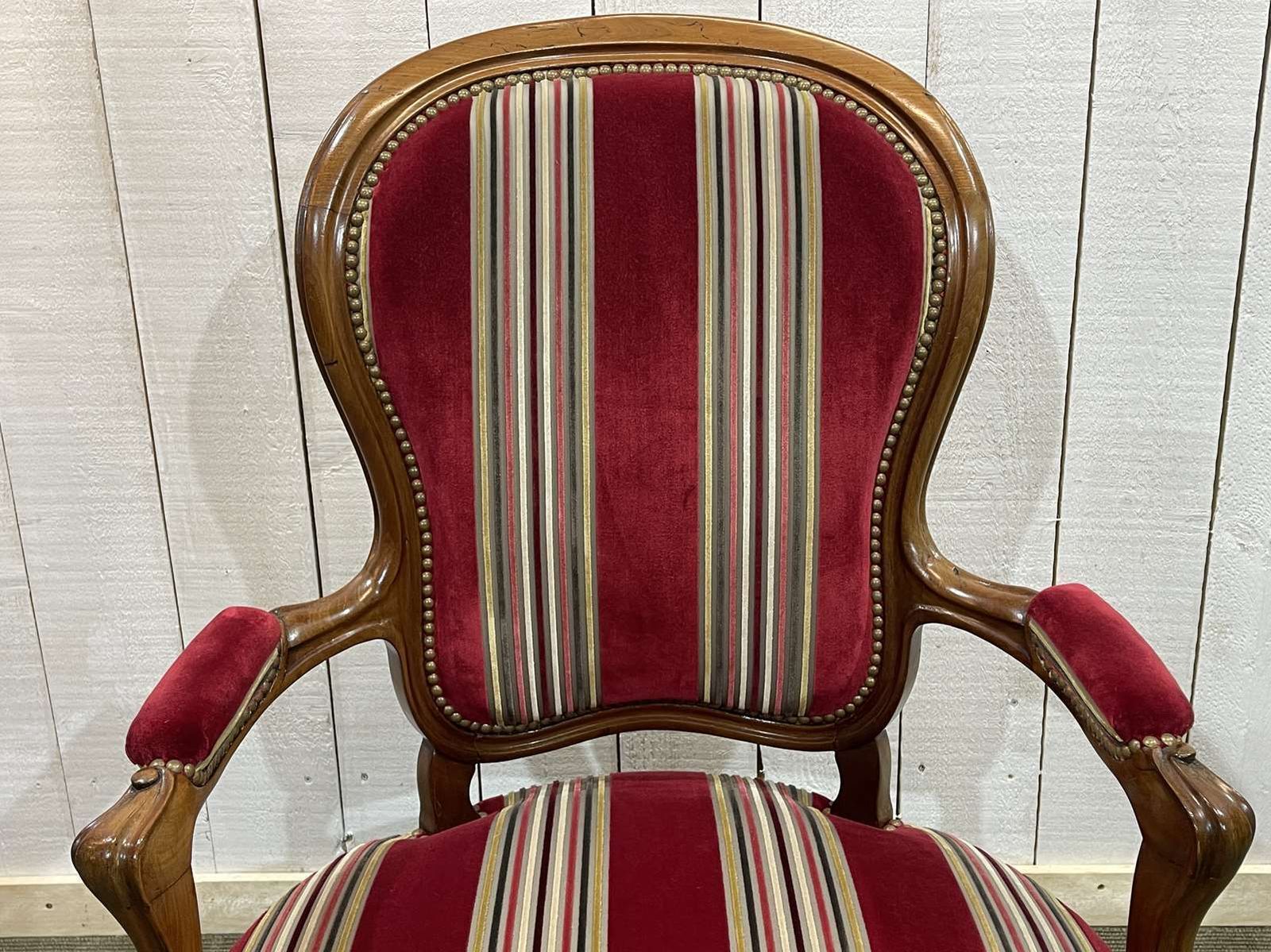 photo vinterior Napoleon III Armchair Late 19th Century In Walnut