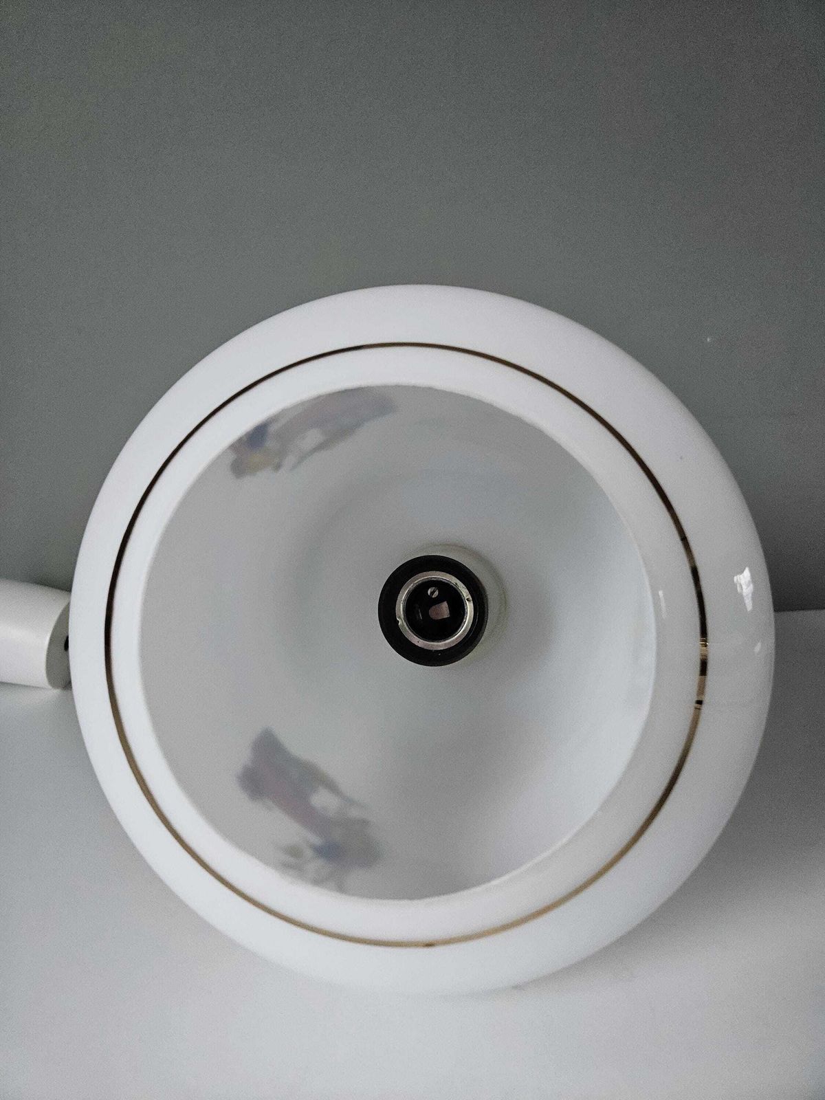 Vintage Pendant Light, Old Kitchen Lamp, Opaline Glass Ceiling Light, 60's, Farmhouse Lamp, Cottage Core, Love Couple And Carriage photo vintage