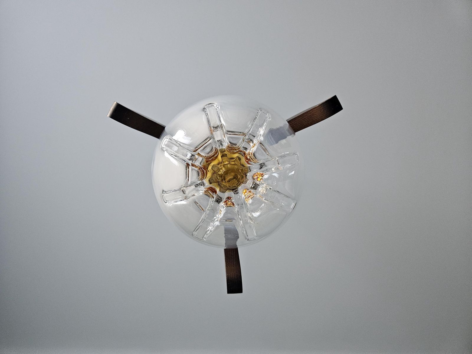 Vintage Murano Glass Mazzega Pendant Light / Mid Century Modern Lamp / Angel Lamp / Ceiling Light / 70's Lamp photo Lighting