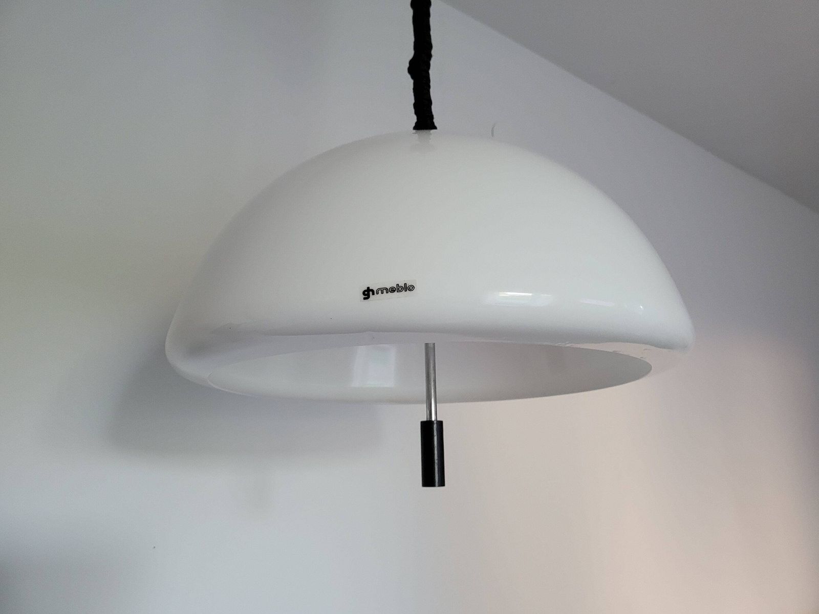 Vintage Guzzini Lamp, Cabras, Space Age Lamp, Luigi Massoni, Meblo, Plastic Lamp, Retro Light, Mid Century Modern Light, Mcm Lamp
