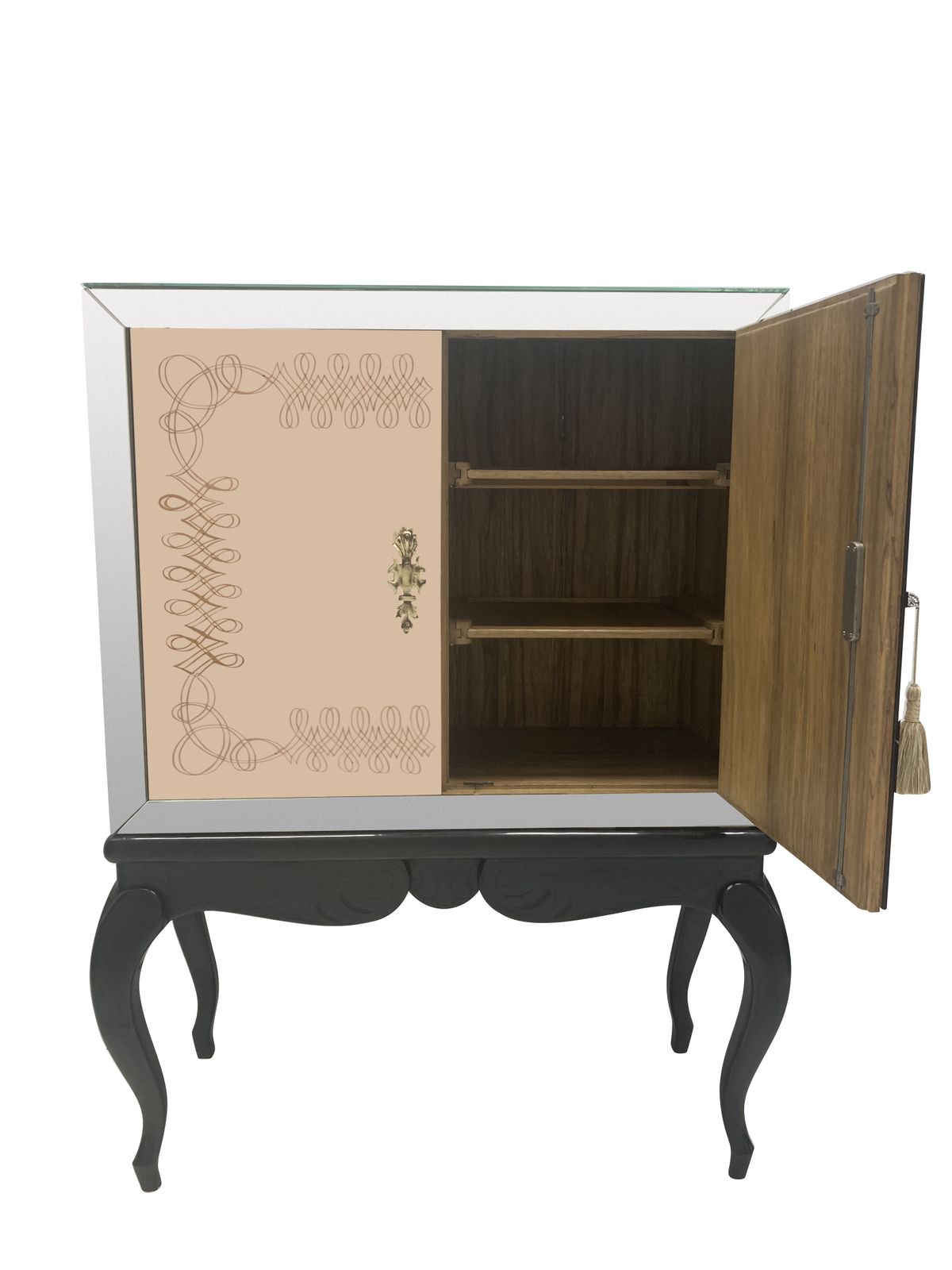 A French Mid Century Bar Cabinet On Stand photo vinterior