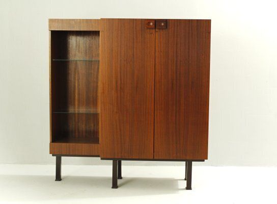 Mahogany Dresser With Bookcase, 1970s