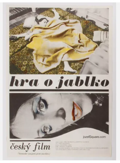 Czechoslovak New Wave Cinema Collection 5 X Movie Posters Original Czech 1960s Graphic Design Part 2 photo 390.0