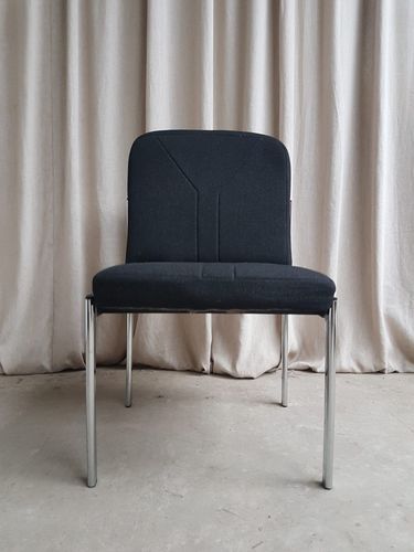 photo for sale Vtg Mid Century Modernist Chrome Single Desk Dining Side Chair R767