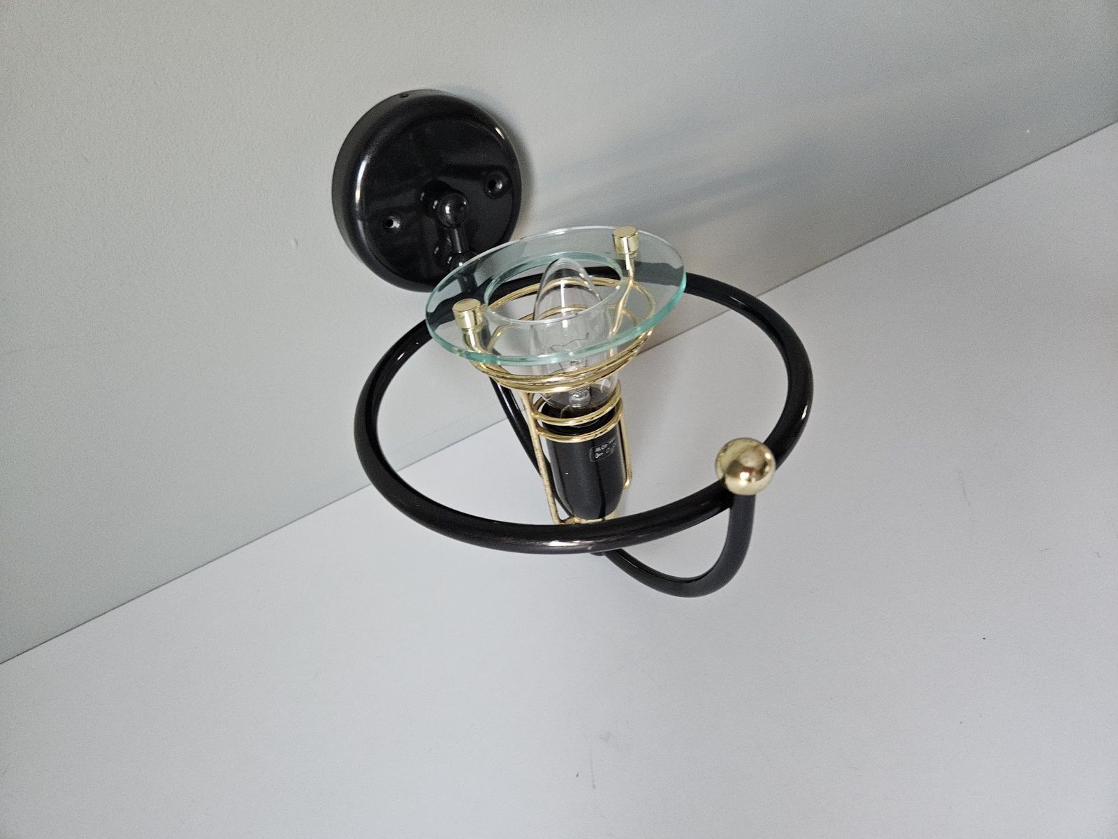 Vintage Wall Lamp / Memphis Style / Modernist Design Spot Light / Sconce / 80's Lamp / Mid Century Modern / Retro Lamp / Post Modern Lamp photo furniture