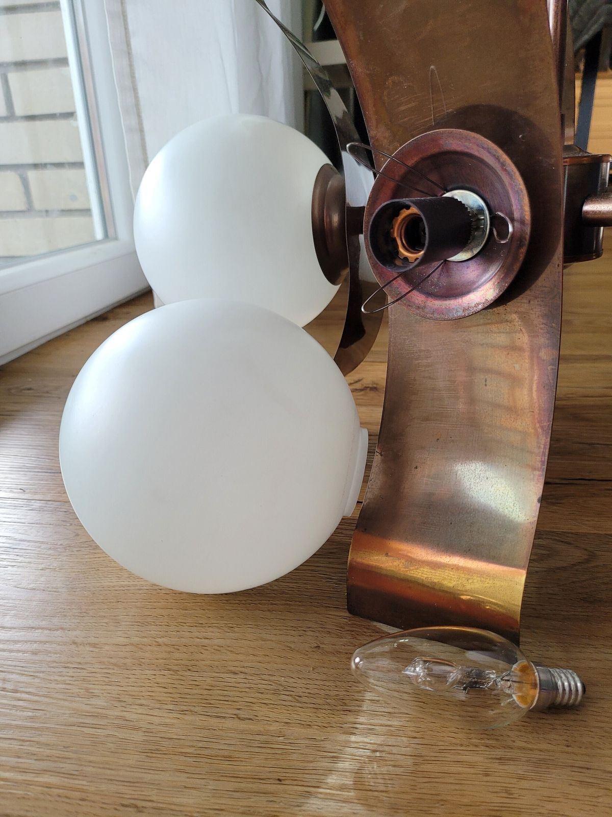 Mid Century Light Fixture, Sputnik Lamp, Molecule Lamp, Glass Globe Chandelier, Copper Pendant Lamp, Bulbs Ceiling Light, Space Age Light photo buy