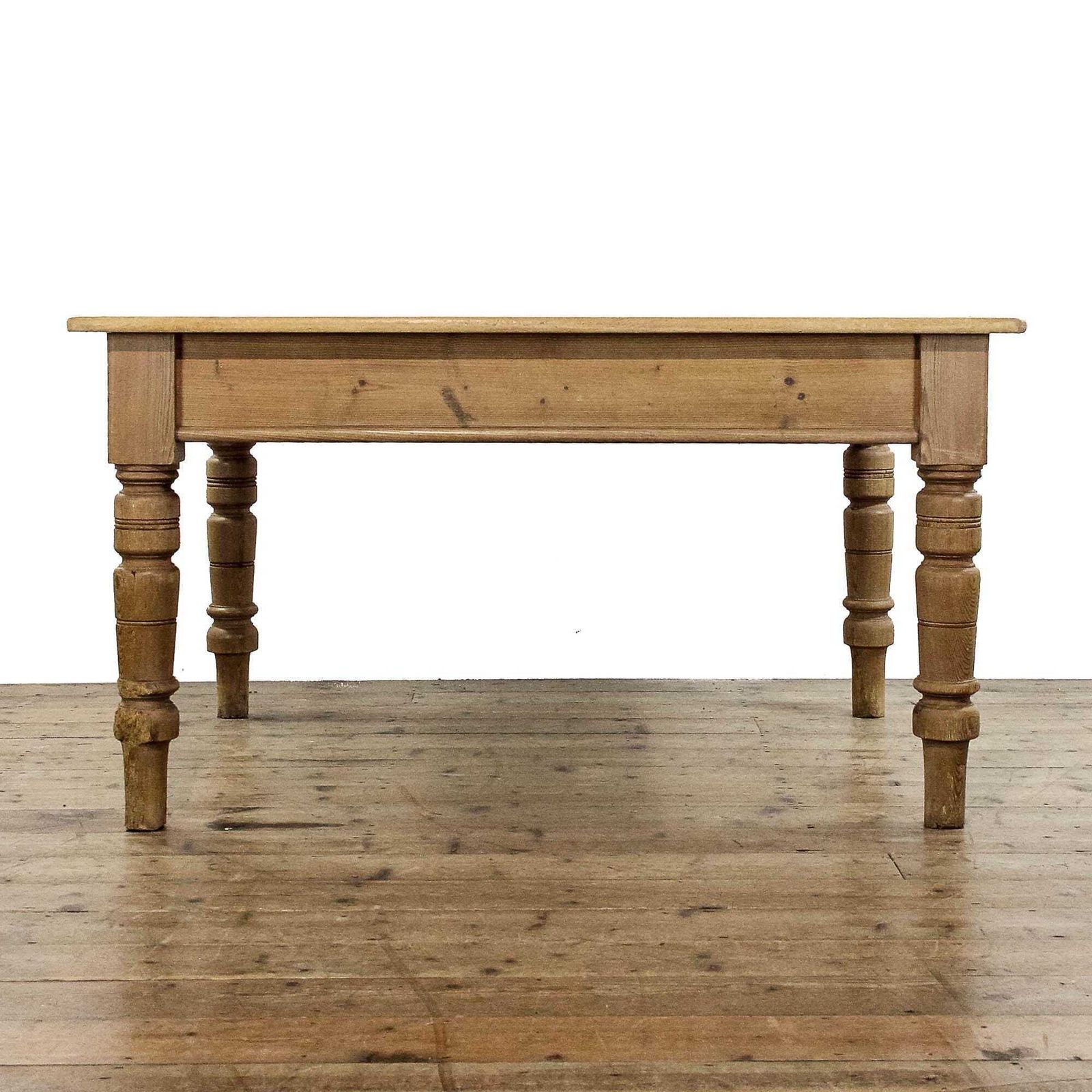 Antique 19th Century Pine Kitchen Table photo for sale