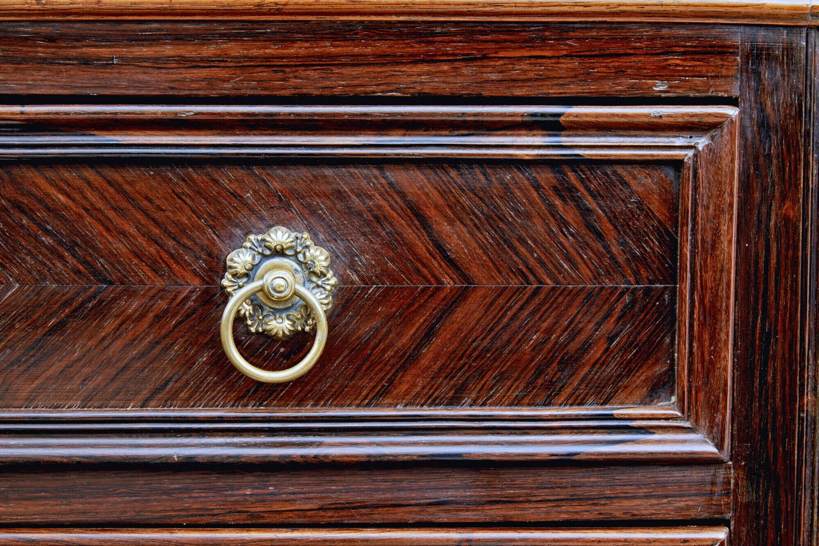 19th Century French Palisander Chest Of Drawers With Faux Marble Top photo furniture