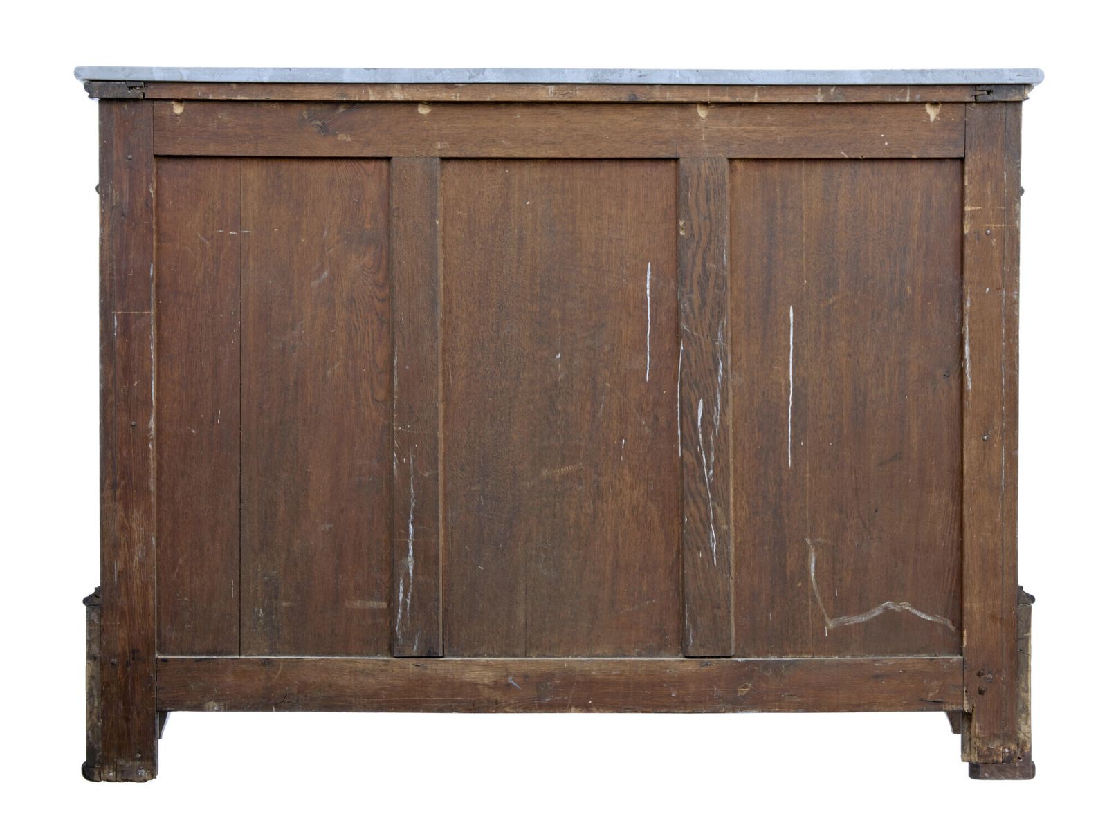 19th Century French Palisander Chest Of Drawers With Faux Marble Top photo vinterior