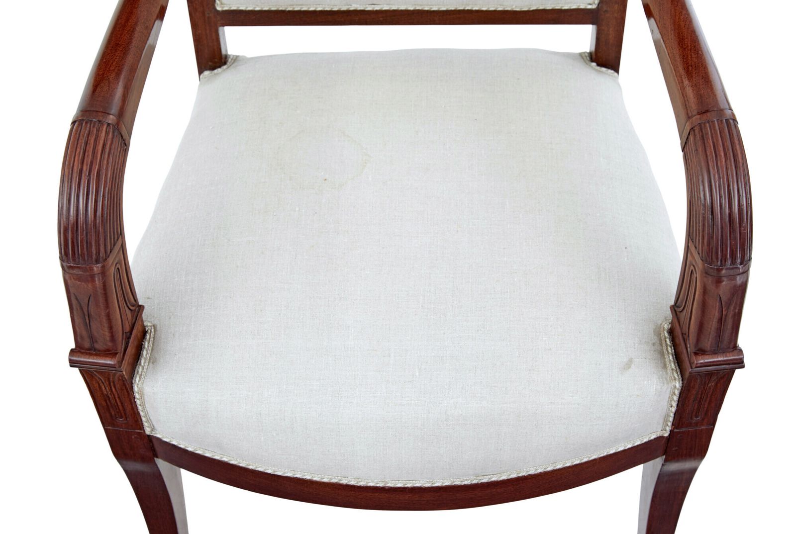 French 7 Piece 19th Century Empire Mahogany Salon Suite photo furniture