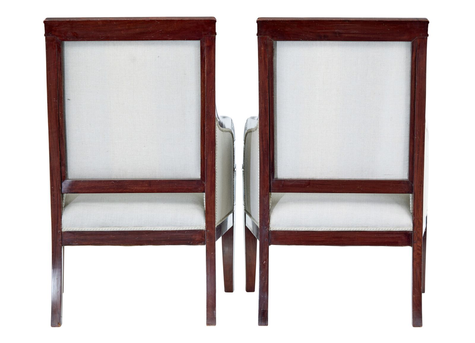 French 7 Piece 19th Century Empire Mahogany Salon Suite photo 7975.0