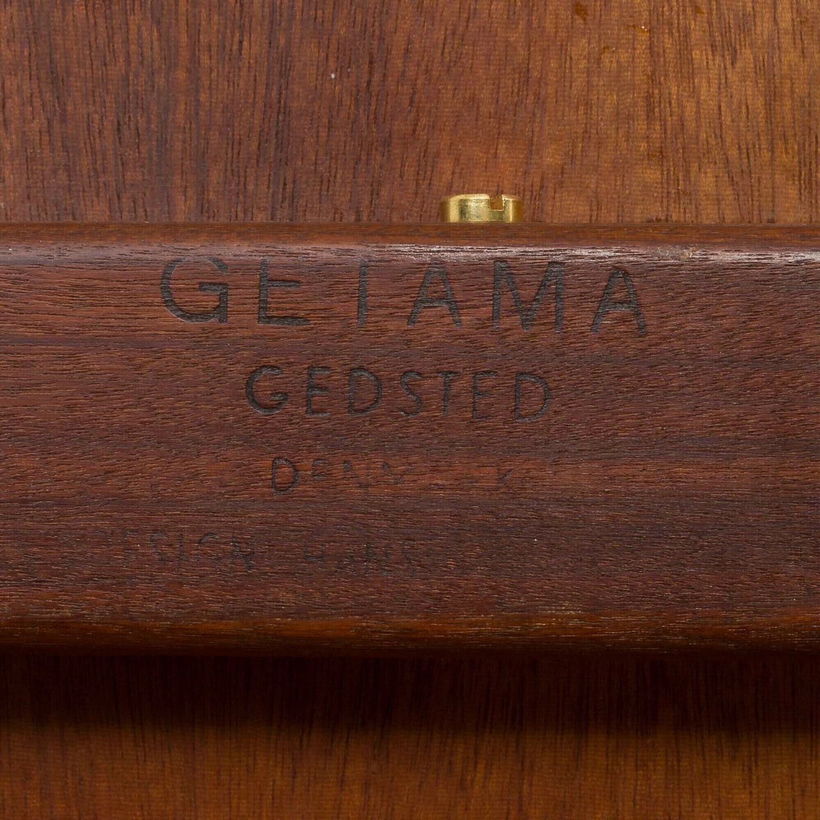 photo vintage Hans J. Wegner Single Bed In Teak And Cane For Getama, Denmark, 1960s