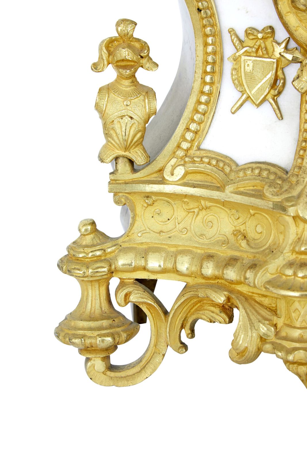 19th Century French Ormolu And Marble Figural Mantel Clock photo 2915.0
