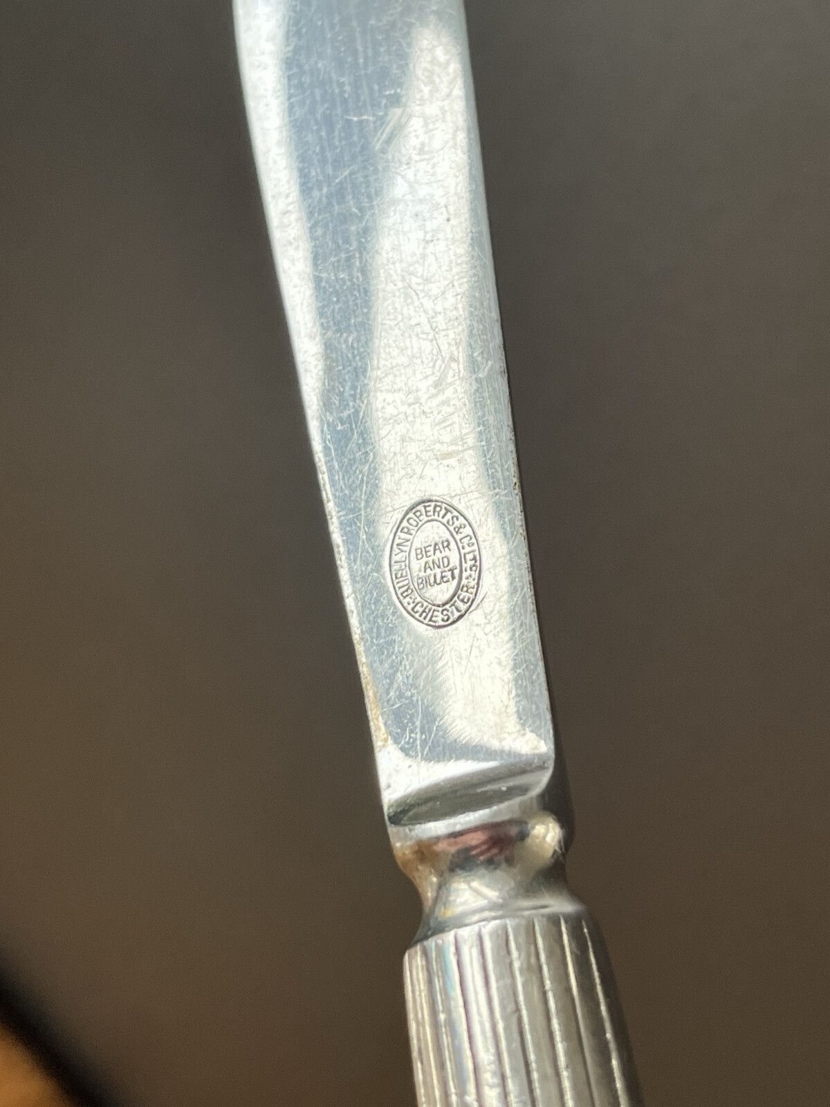 Set Of 6 Antique William Hutton Titanic Reeded Cutlery Set Plated Knifes & Forks photo vinterior
