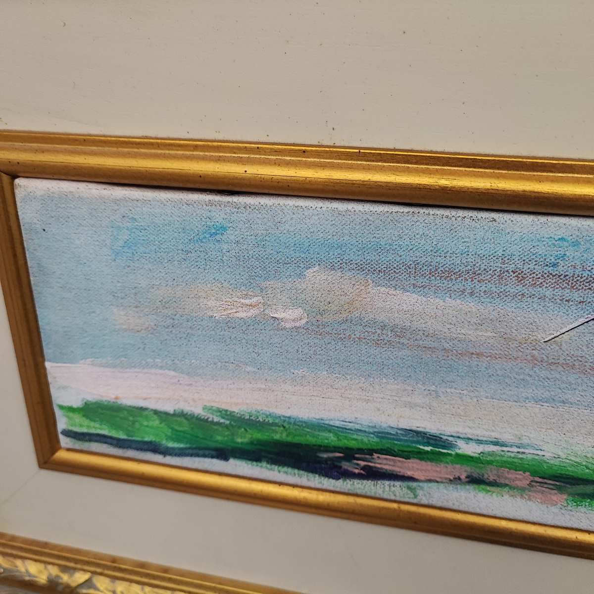 Ernesto Treccani, Oil On Canvas, 60 X 10 Cm photo furniture