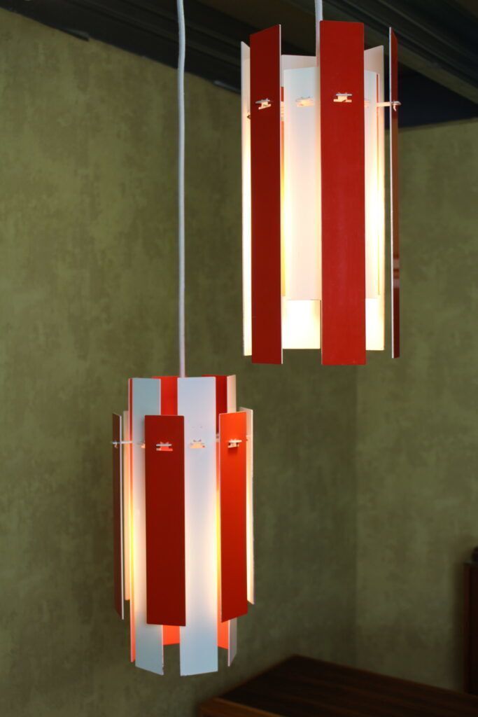Pair Of Early 1970’s Fog And Morup  Cocktail  Lamps By Henning Rehhof photo 775.0