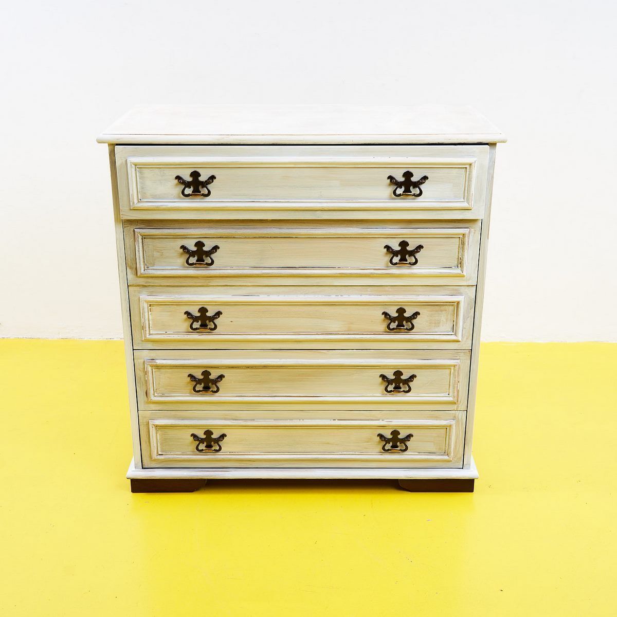 White 5 Drawer Chest Of Drawers