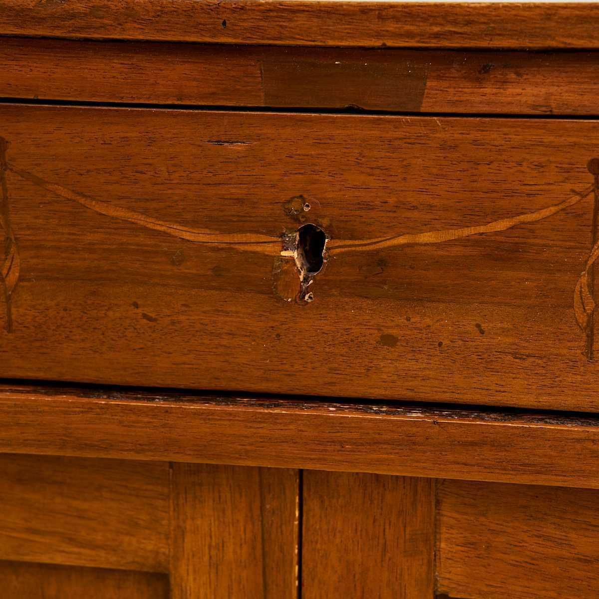 Empire Sideboard With Inlays, 1800s photo for sale