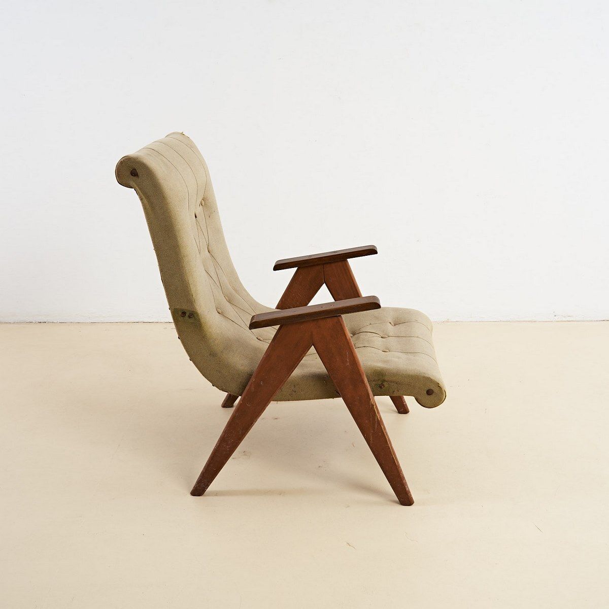 Fauteuil jaren 50-60, ca. jaren 1950, Vintage photo Meubels