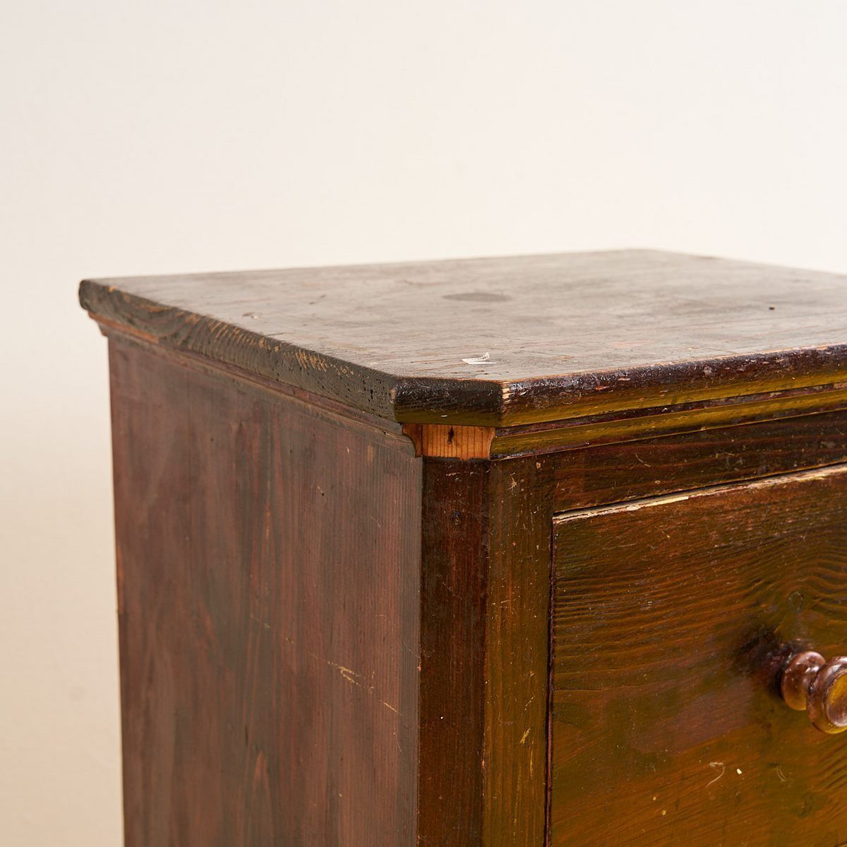 Wooden Bedside Table Early 1900s photo furniture