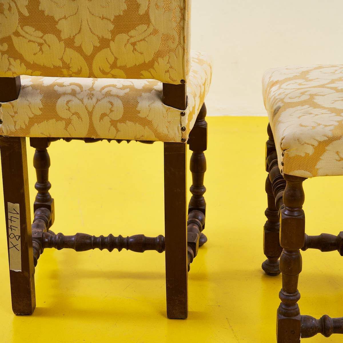 Pair Of Wooden Chairs A Rocchetto Bolognesi photo buy