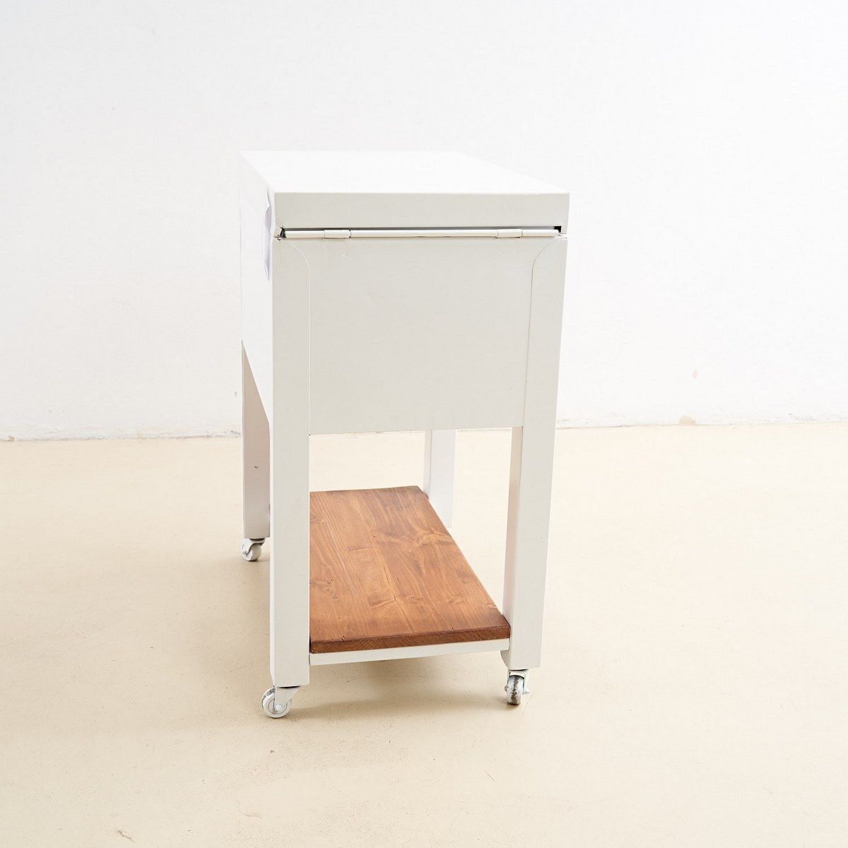 White Vintage Industrial Style Cabinet Container photo 566.0