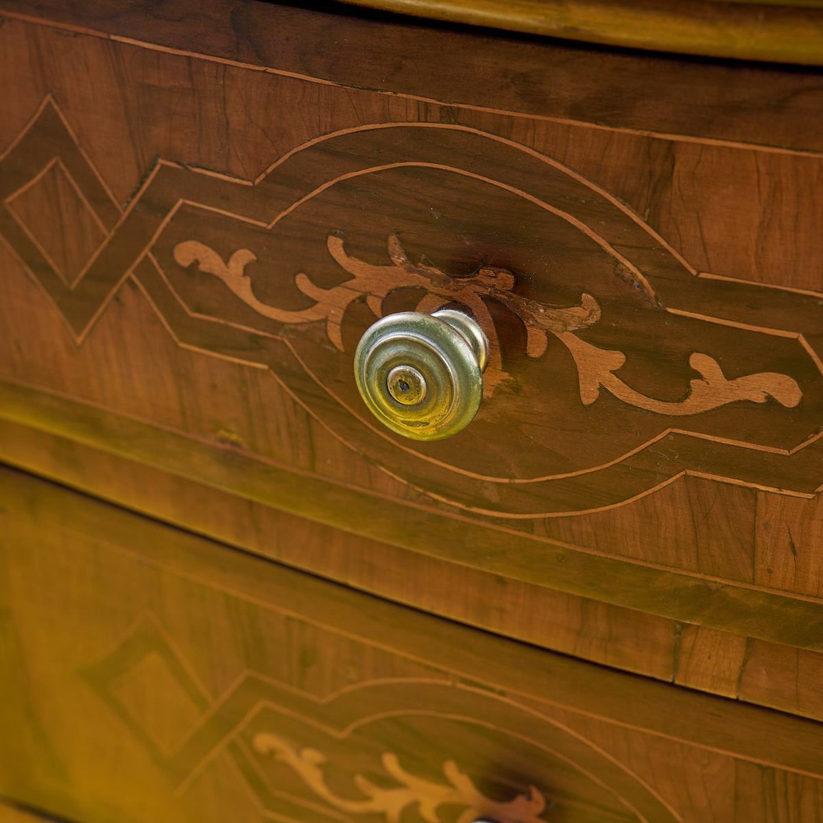 Antique Chest Of Drawers With Inlays photo Furniture