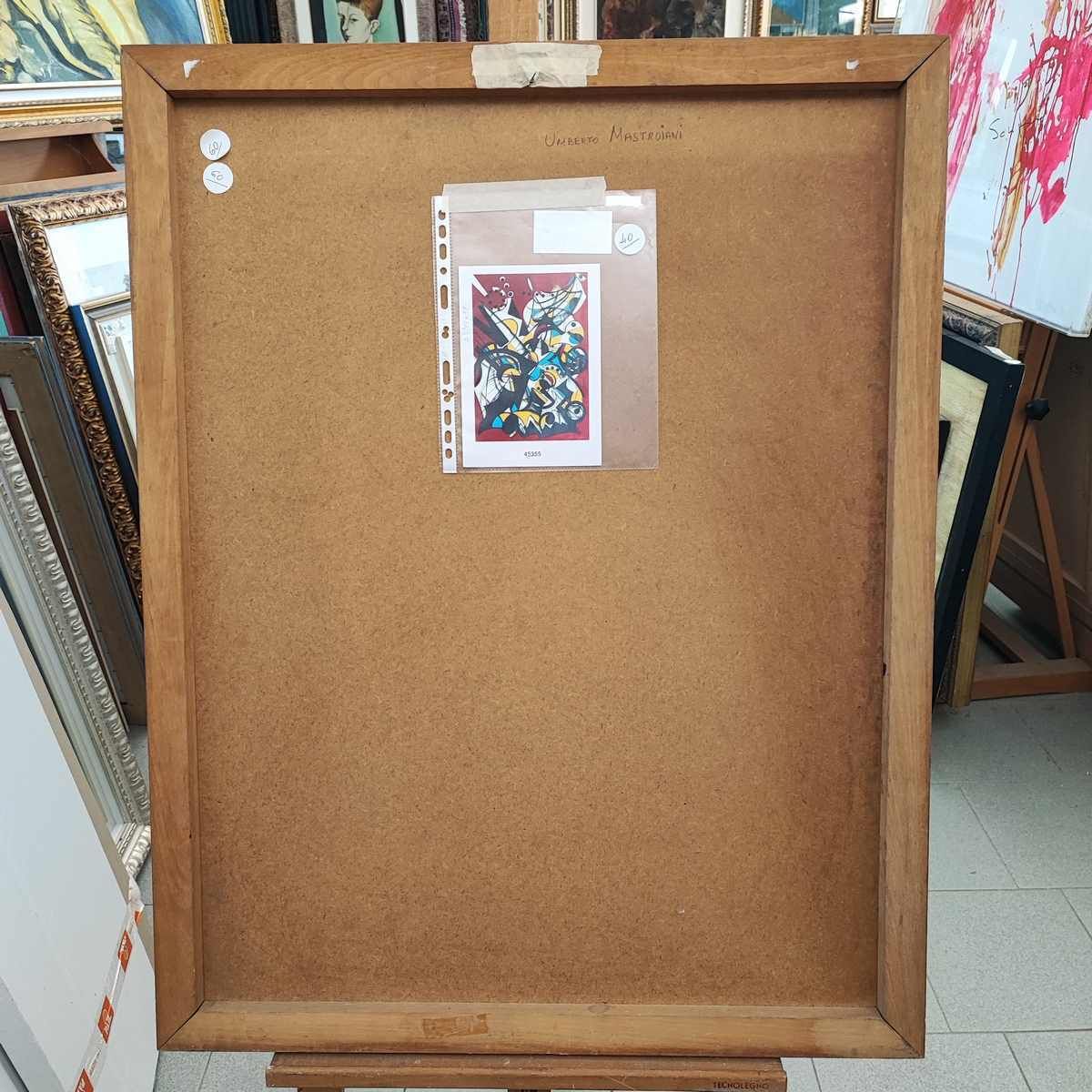 Umberto Mastroianni Lithograph 71 X 51cm photo vinterior