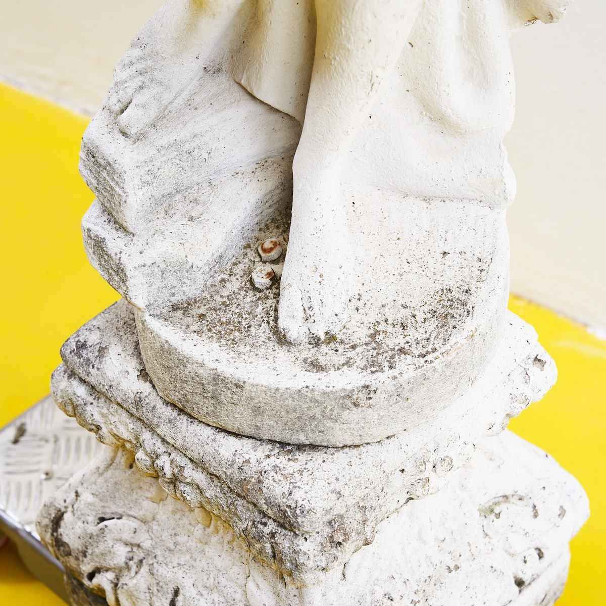 50's Garden Statue In Concrete And Marble Dust photo 1233.0