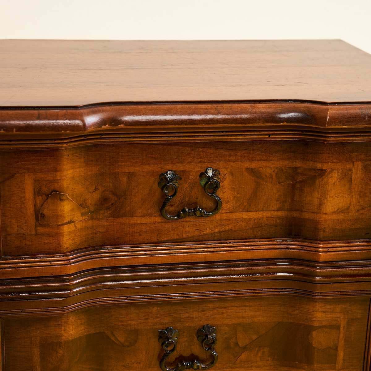 Pair Of Antique Style Wooden Bedside Tables photo for sale