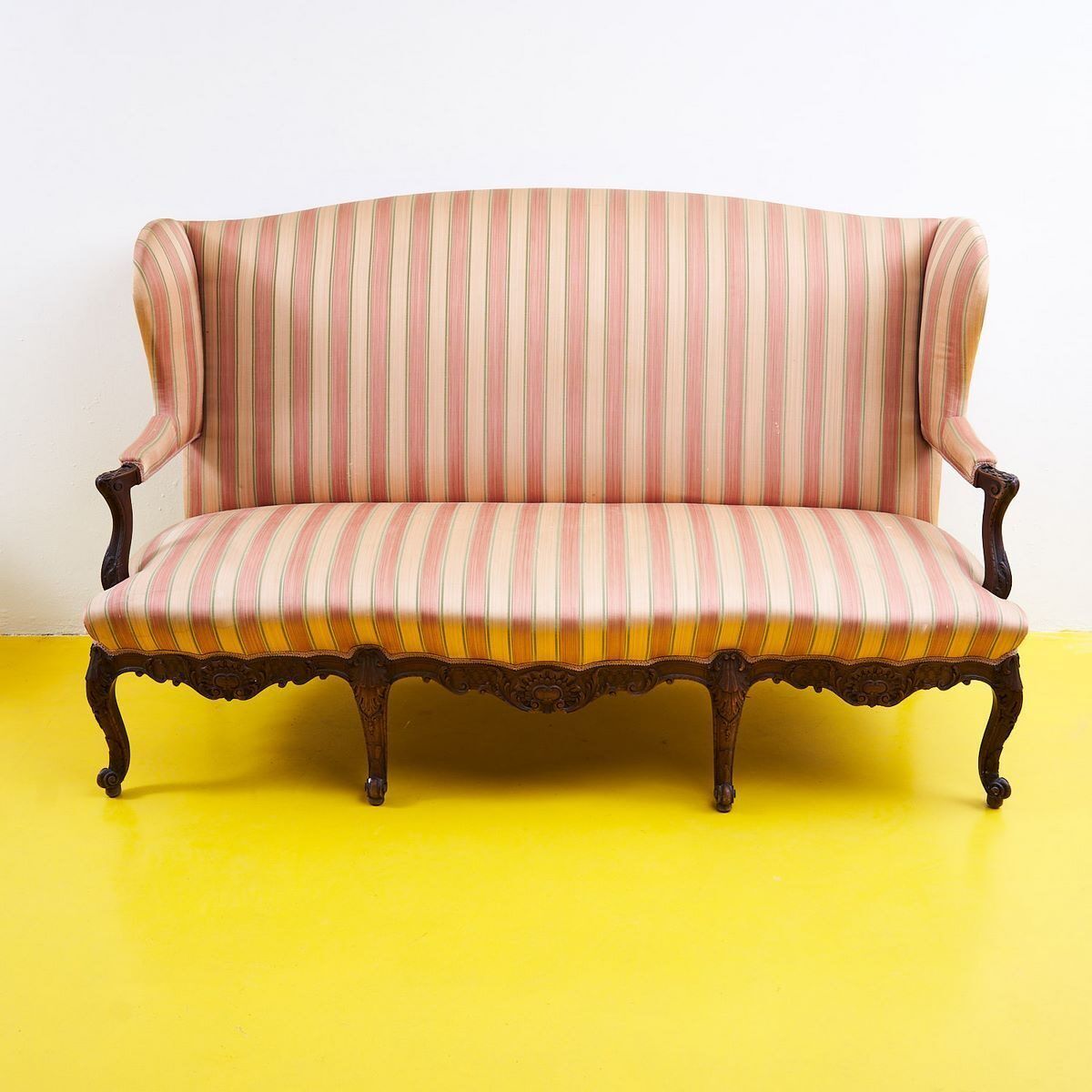 Wooden Sofa Late 19th Century Early 20th Century