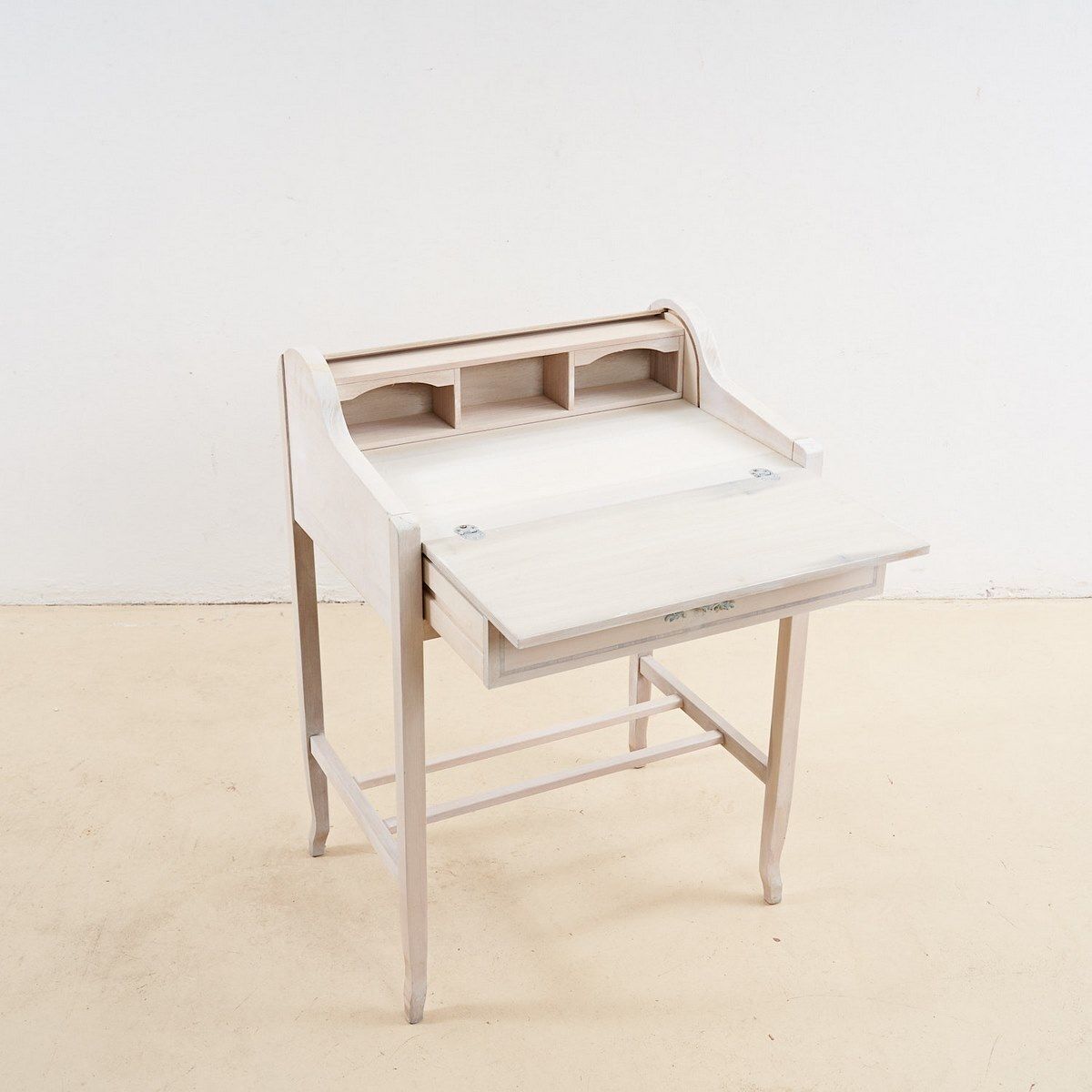 Solid Wood Roller Shutter Writing Desk photo for sale