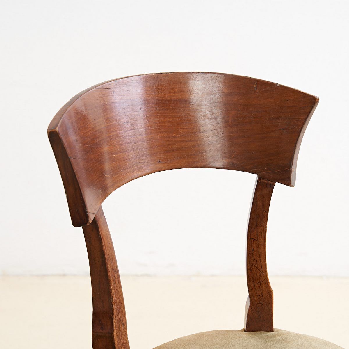 Pair Of Neoclassical Directory Armchairs Early 19th Century In Walnut photo Furniture