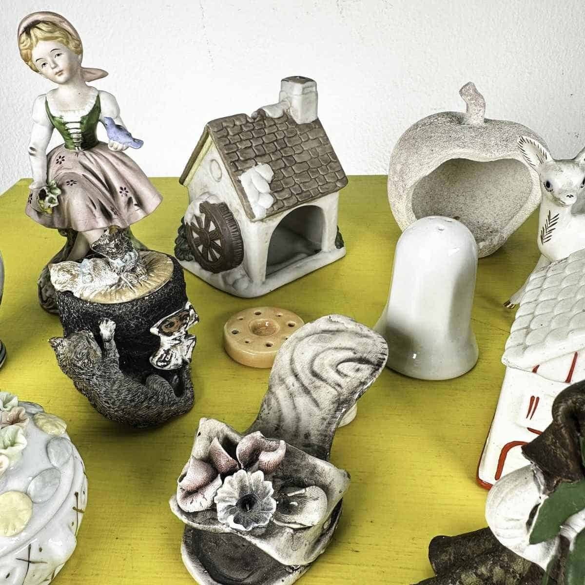 Mixed Ceramic Items Lot, 17 Pieces photo Home Decor