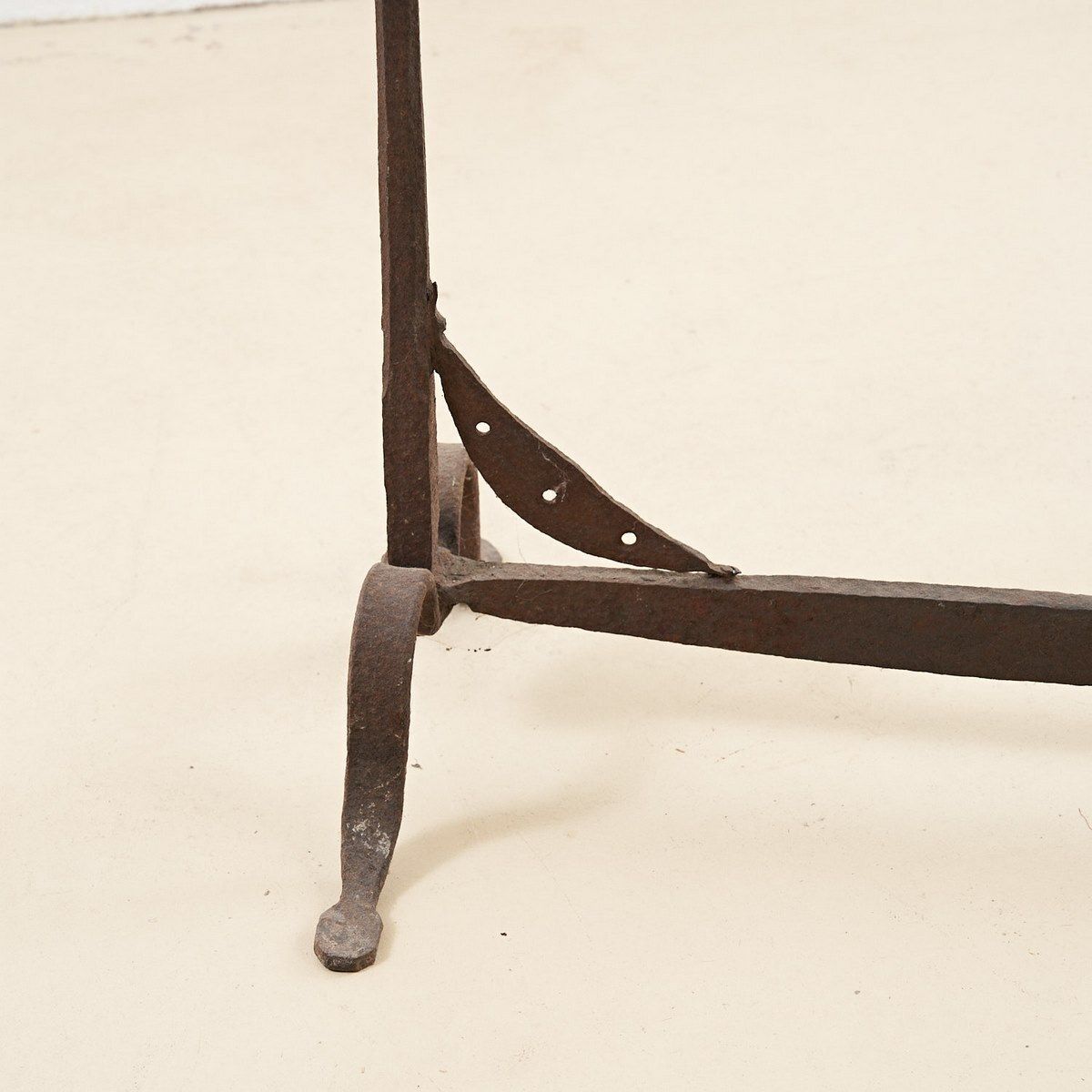 18th Century Wrought Iron Fireplace Andir photo for sale