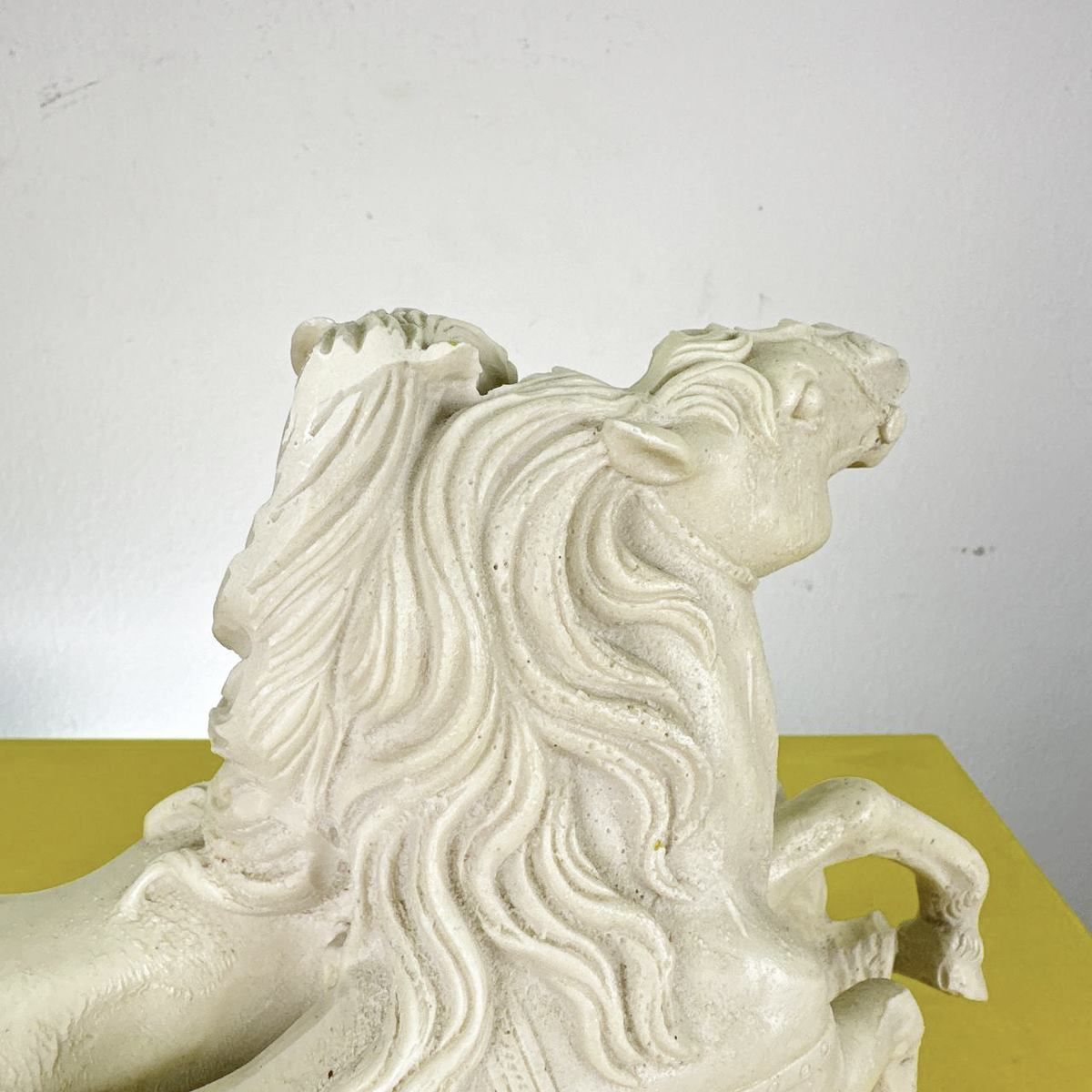 Vintage Roman Chariot Resin Sculpture photo vintage