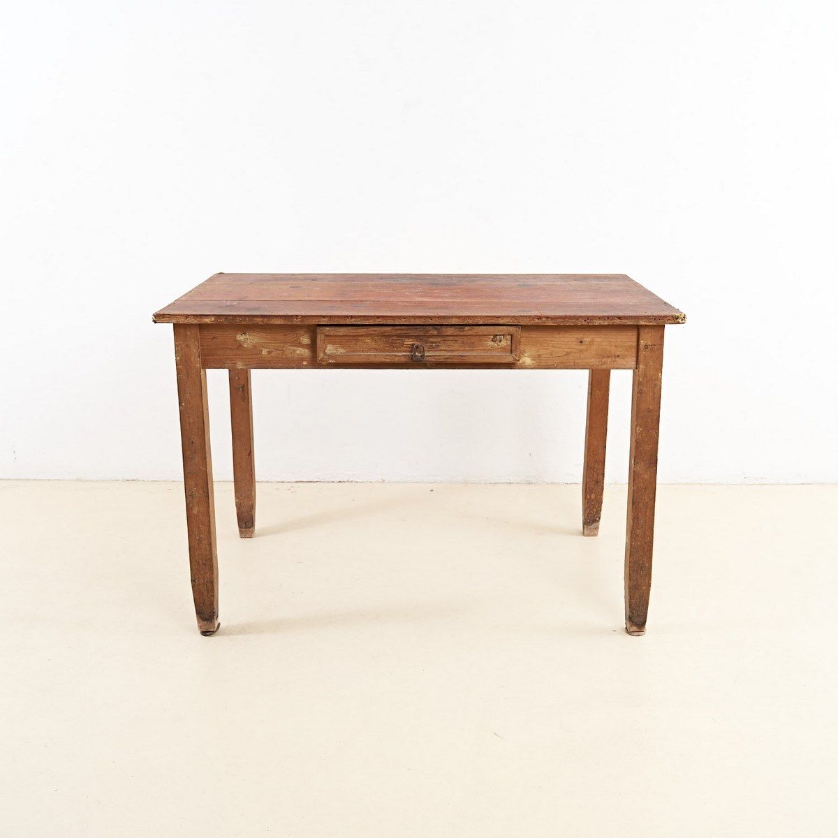 Rustic Kitchen Table From The Early 1900's In Original Patina