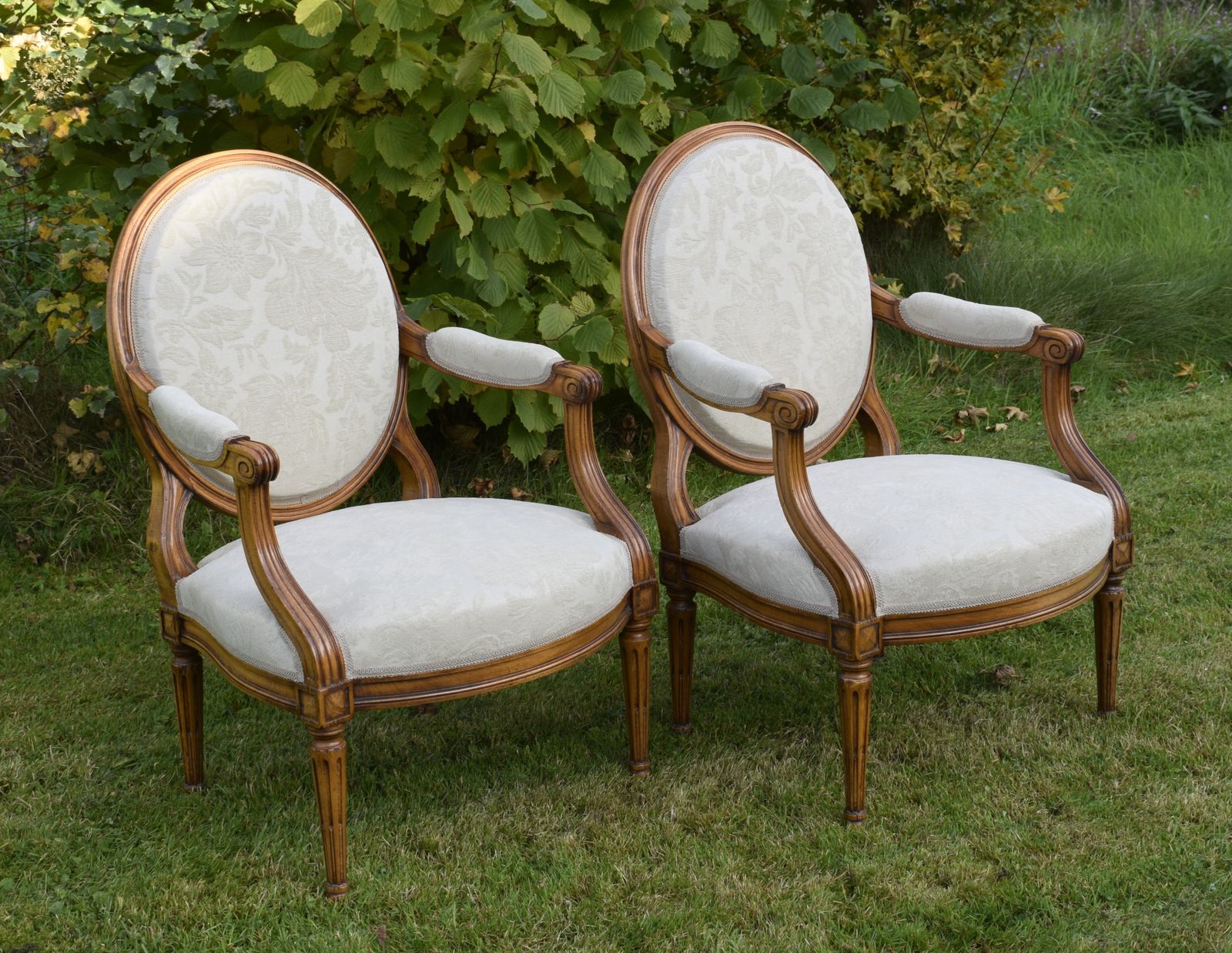 Pair Of French Open Armchairs, 1920s