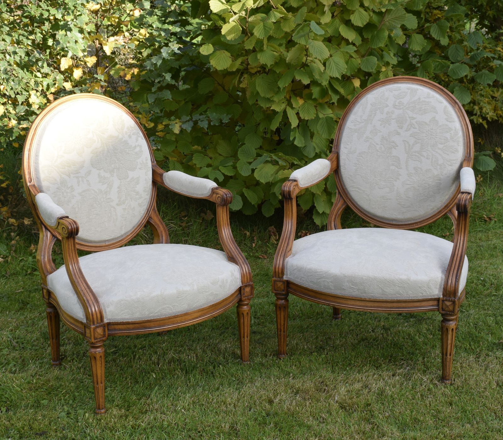 photo furniture Pair Of French Open Armchairs, 1920s